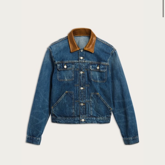 Frye Otis trucker Jean Jacket - Picture 1 of 8